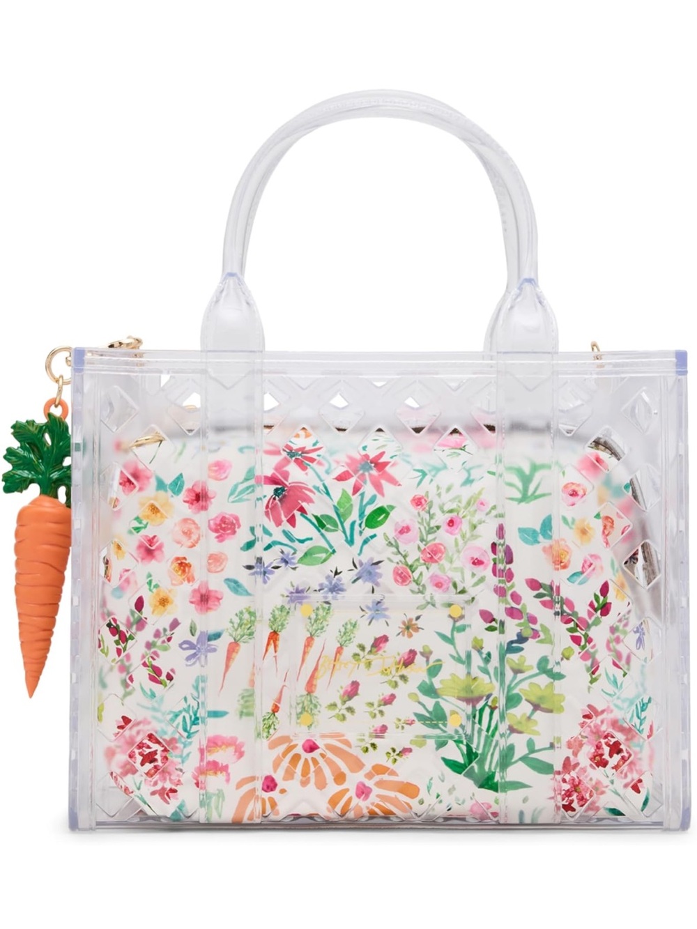 Betsey Johnson Jammin Clear Satchel NWT